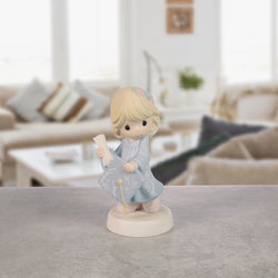 The Future Belongs To You Blonde with Blue Gown Figurine - Country N More Gifts