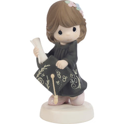 The Future Belongs To You Brunette with Black Gown Figurine - Country N More Gifts