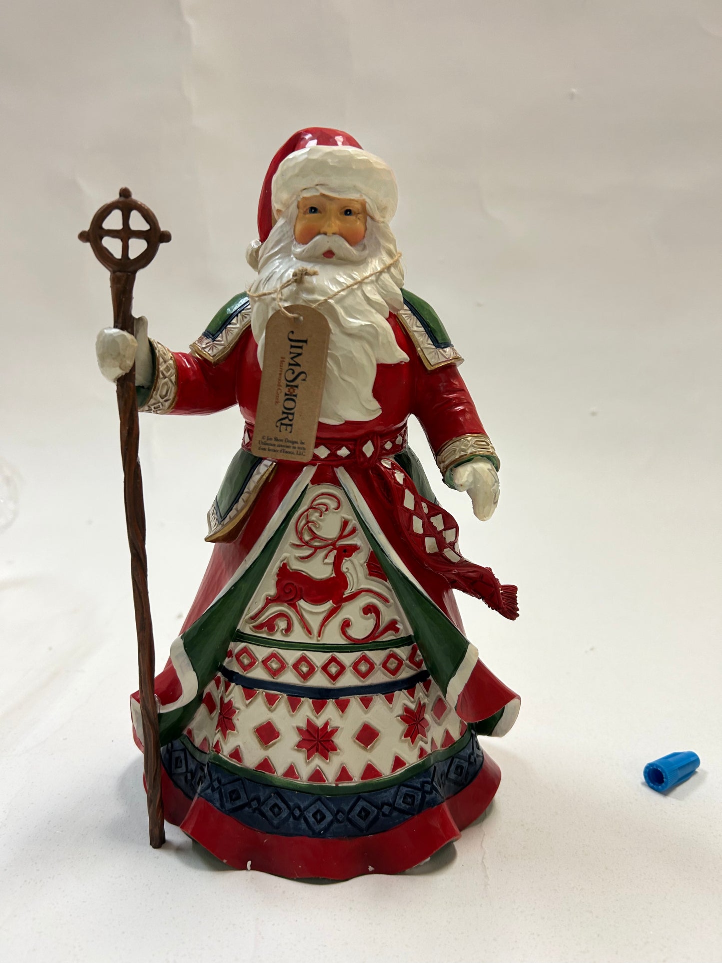 DAMAGED - Christmas Legends - 2023 Lapland Santa with Staff - Country N More Gifts