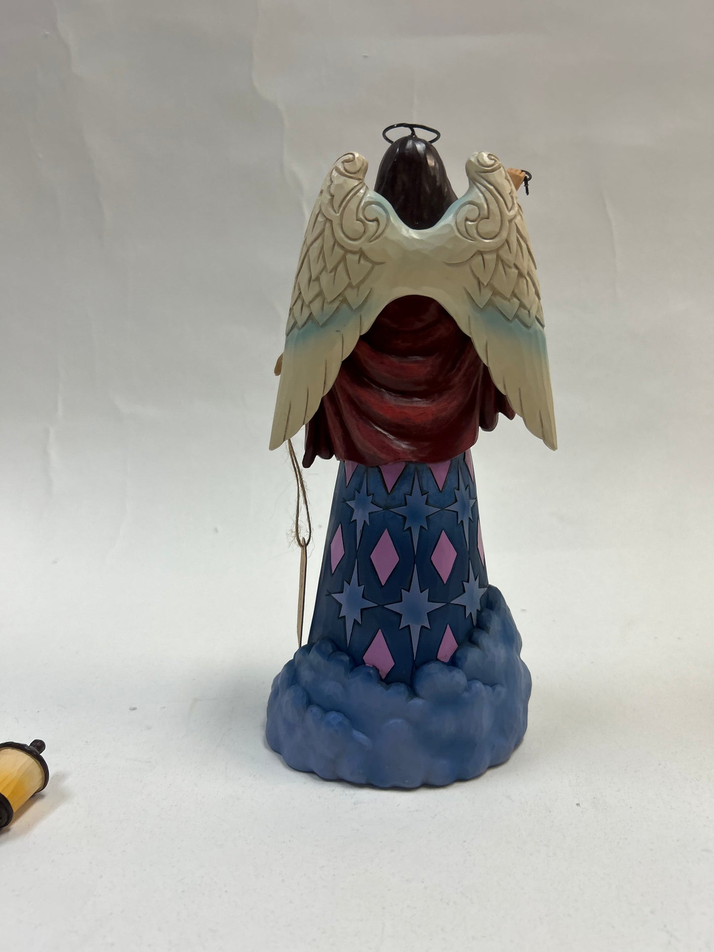 DAMAGED - He Is The Light Of The World - Nativity Angel Holding Lantern - Country N More Gifts