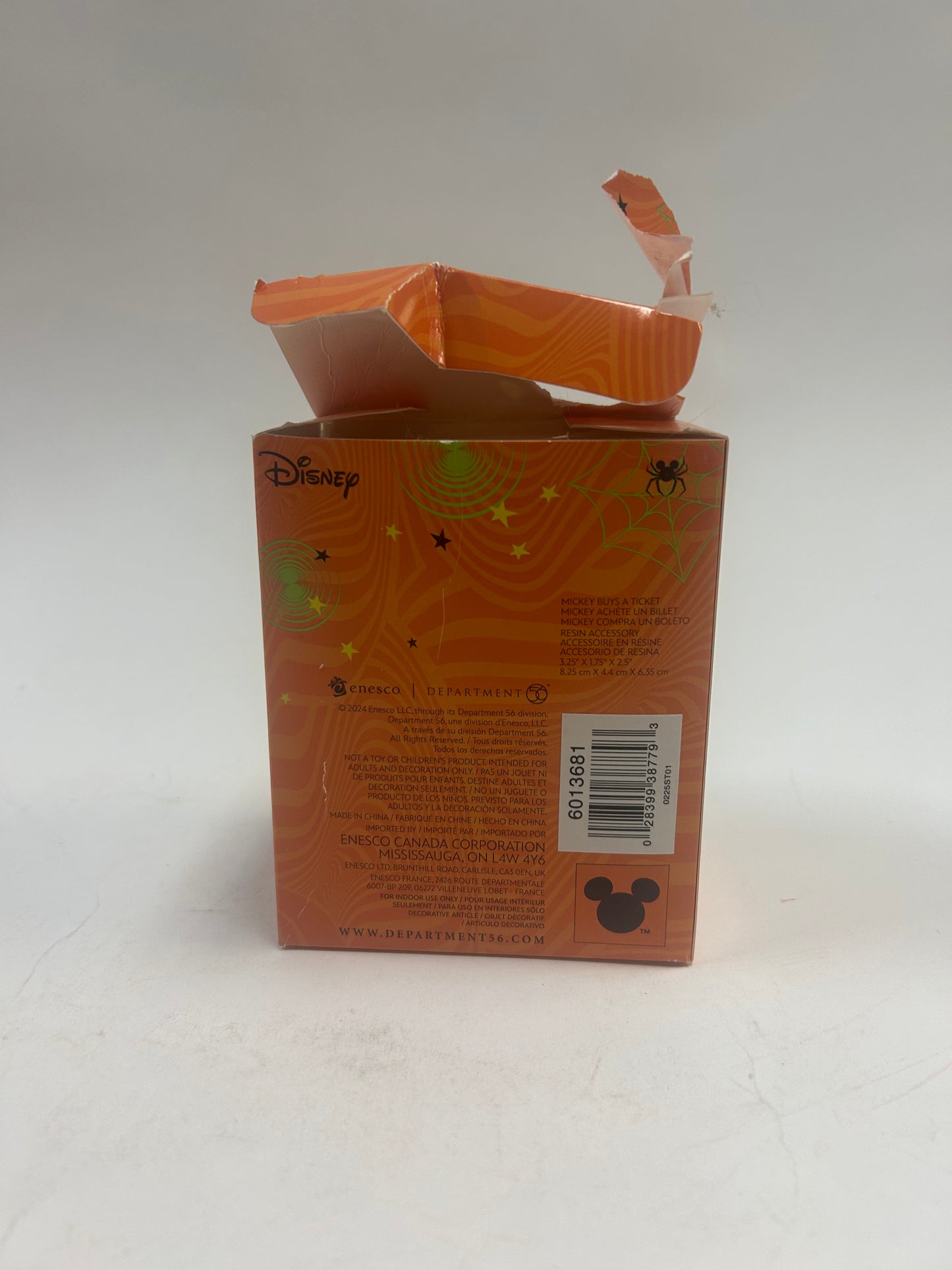 BOX DAMAGE - Mickey Buys A Ticket - Country N More Gifts