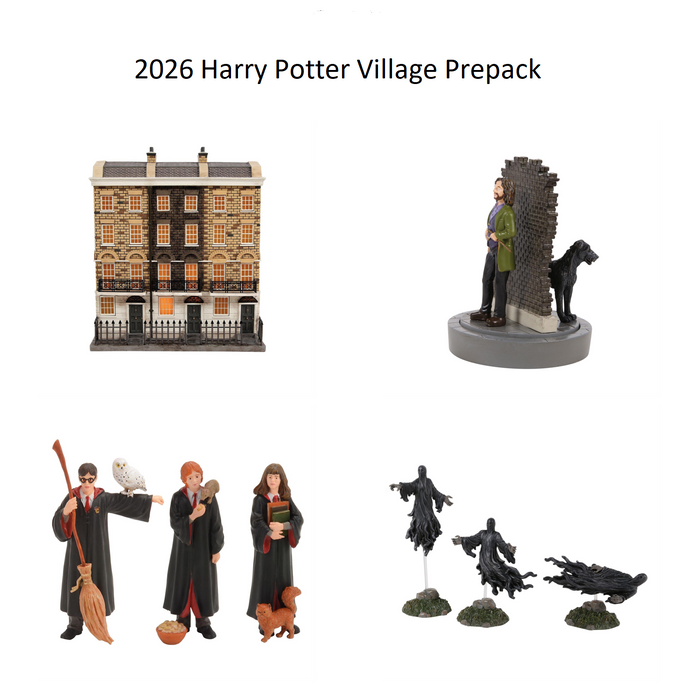 All New For 2026 Harry Potter Village Lit Buildings And Accessories Bundle