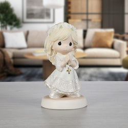 My First Communion Blonde Girl Figurine - Country N More Gifts