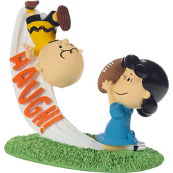 Never Give Up Charlie Brown and Lucy Figurine - Country N More Gifts