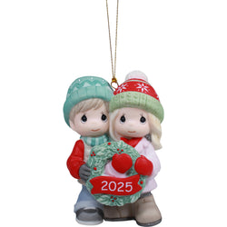 2025 Dated Couple Ornament - Our First Christmas Together Ornament - Country N More Gifts