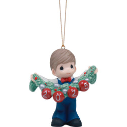 2025 Dated Boy Ornament - Deck The Halls Boy Ornament - Country N More Gifts