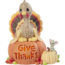 Give Thanks Lighted Figurine - Country N More Gifts