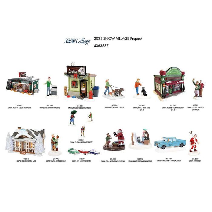 All New For 2024 Snow Village Lit Buildings And Accessories