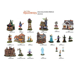 All New For 2024 Halloween Series Lit Buildings And Accessories  - Country N More Gifts