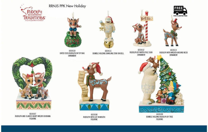 Jim Shore Rudolph Holiday Bundle - 2026