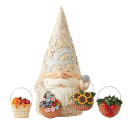 Gnome Statue with 4 Baskets - 16.5 Inches Tall  - Country N More Gifts