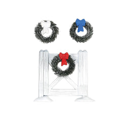 White Crossbuck Fence Set - Country N More Gifts