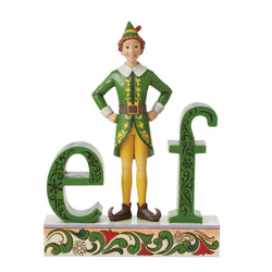 Buddy Elf Standing Elf Word  - Country N More Gifts