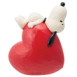 Lovely Dreams - Snoopy Laying On Heart  - Country N More Gifts