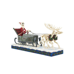 Dash Away Jack - Jack Skeleton Sleigh  - Country N More Gifts