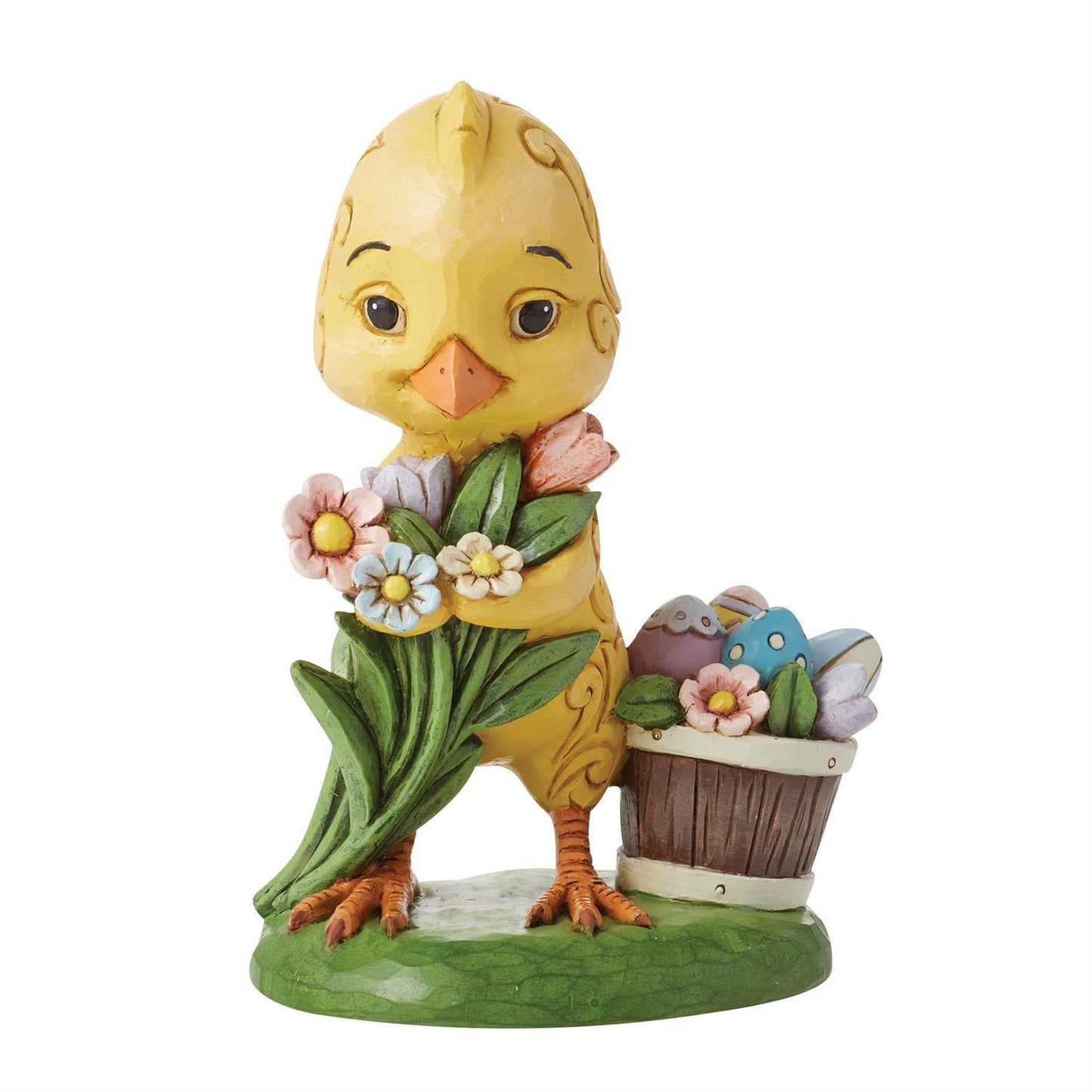 One Cute Easter Chick - Chick with Flowers Pint - Country N More Gifts