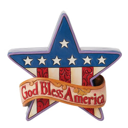 Mini Patriotic Star Figurine  - Country N More Gifts
