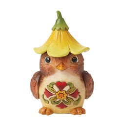 Little Petunia - Bird with Flower Hat Figurine  - Country N More Gifts