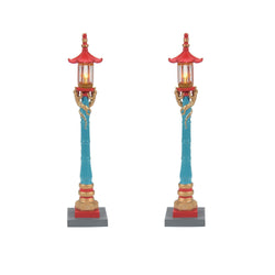 Chinatown Post Lamps Set Of 2  - Country N More Gifts