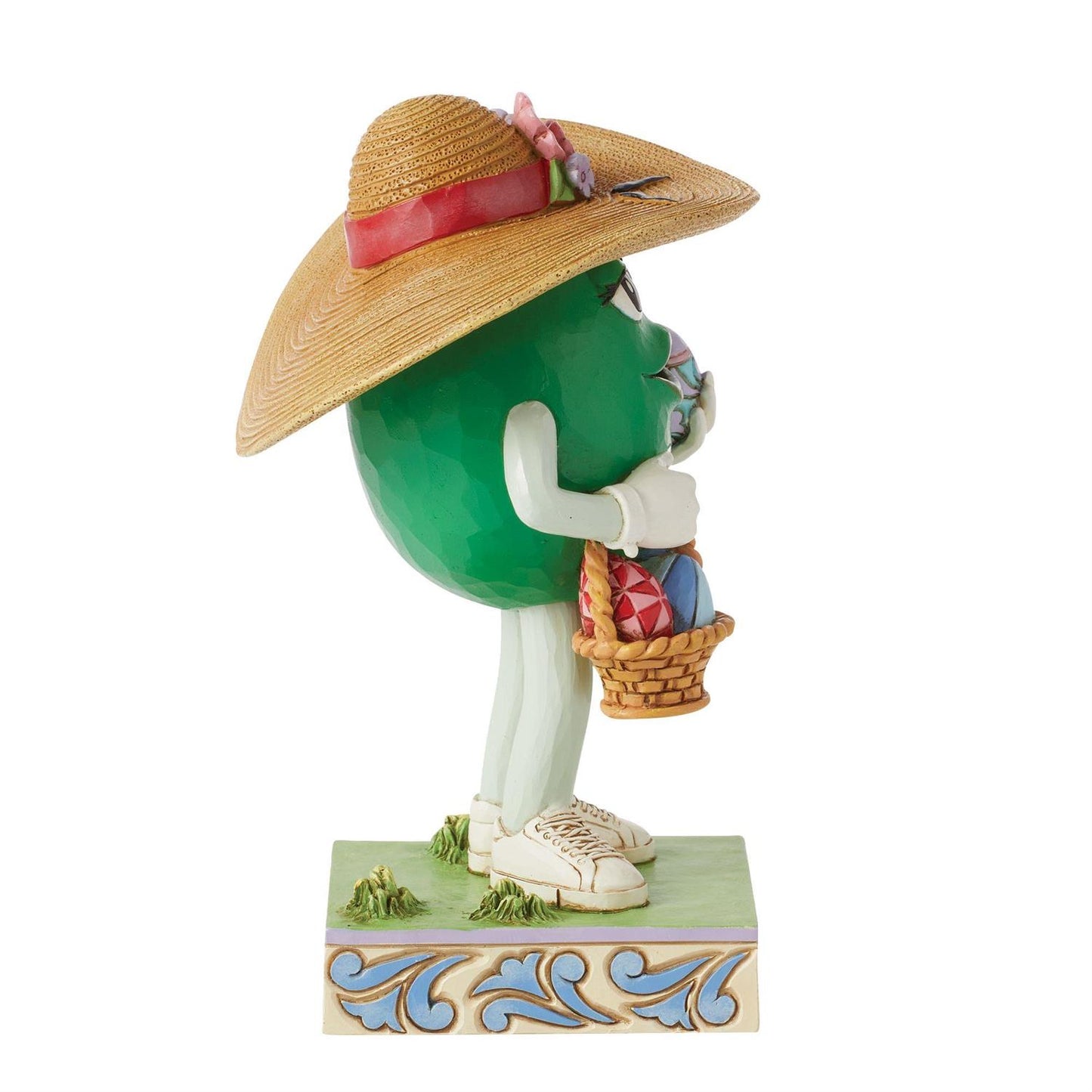 An Easter Beauty - M&M'S Green Character w/Basket - Country N More Gifts