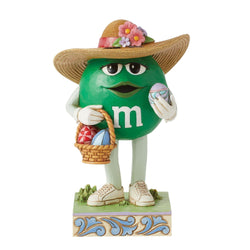 An Easter Beauty - M&M'S Green Character w/Basket  - Country N More Gifts