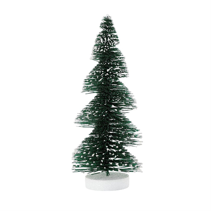 Snowy Spiral Pine Tree