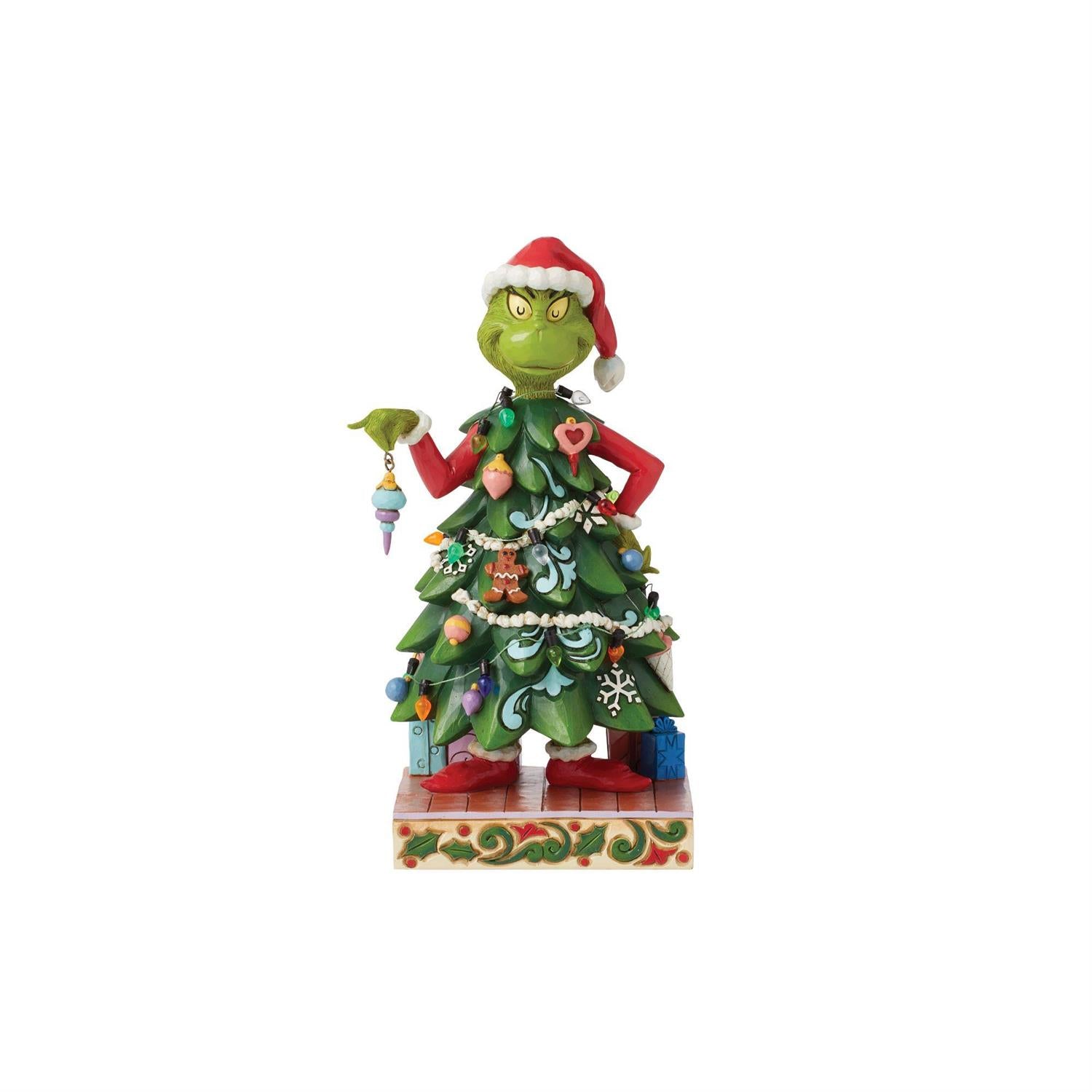 Add Whimsy to Your Decor with Grinch Dressed as a Tree Figurine – Country N More Gifts