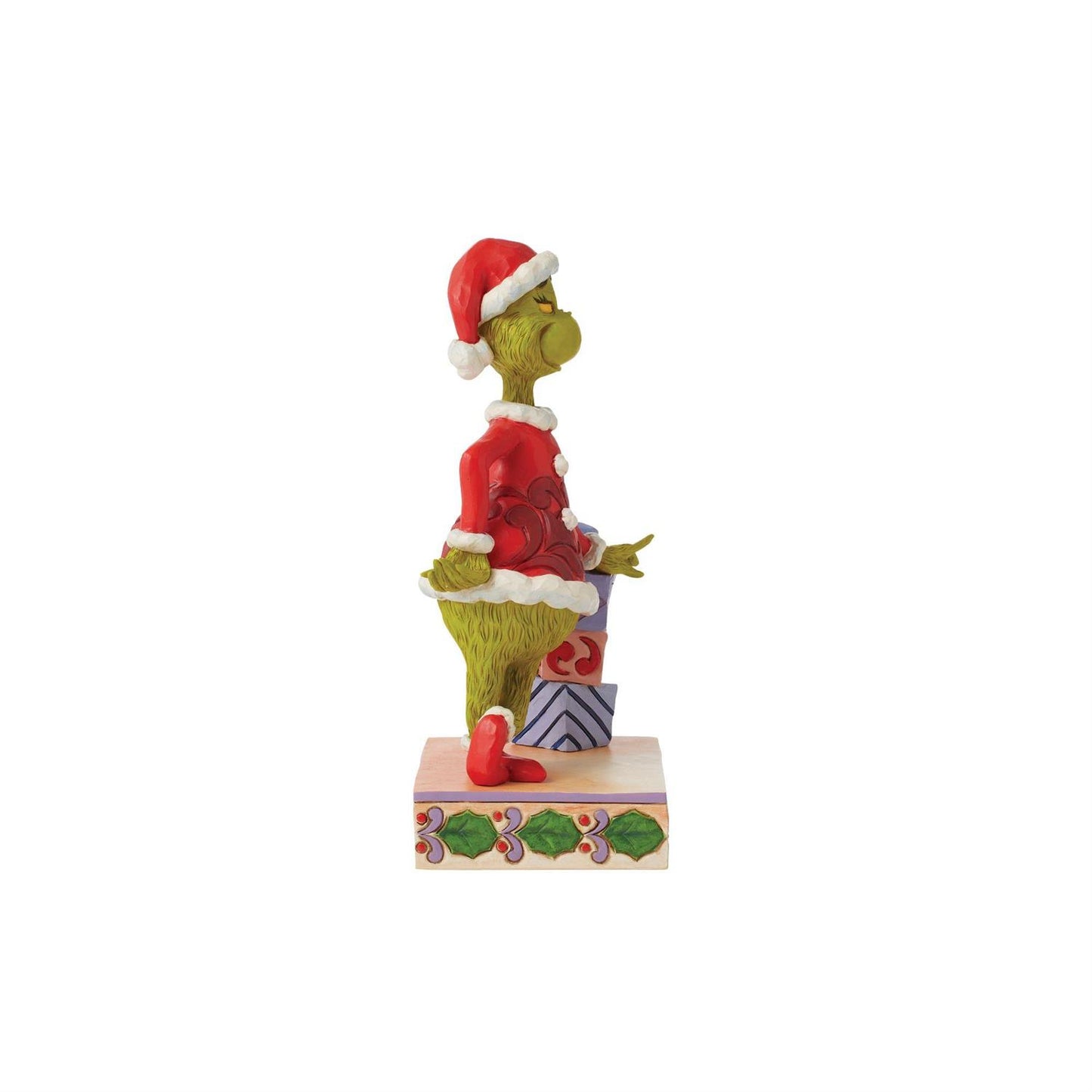 Grinch Leaning on Gifts - Country N More Gifts