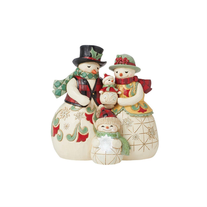 Highland Glen Snowmen Family Figurine