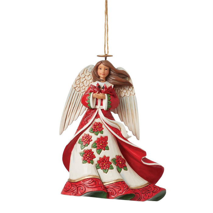 Angel with Cardinals Ornament