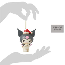 Kuromi in Santa Hat Hanging Ornament  - Country N More Gifts