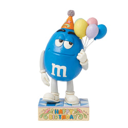 Who's Ready to Celebrate? - M&M'S Blue Character with Balloons  - Country N More Gifts