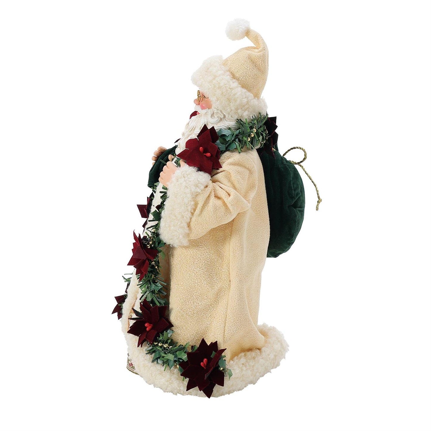 Old World Poinsettia Santa - Country N More Gifts