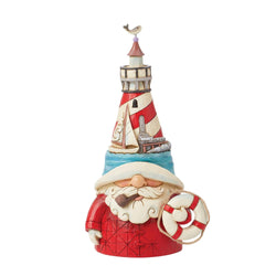 Harbor Helper - Lighthouse Hat Gnome Figurine - Country N More Gifts