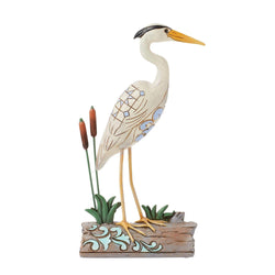 Waterside Watcher - Blue Heron Bird Figurine - Country N More Gifts