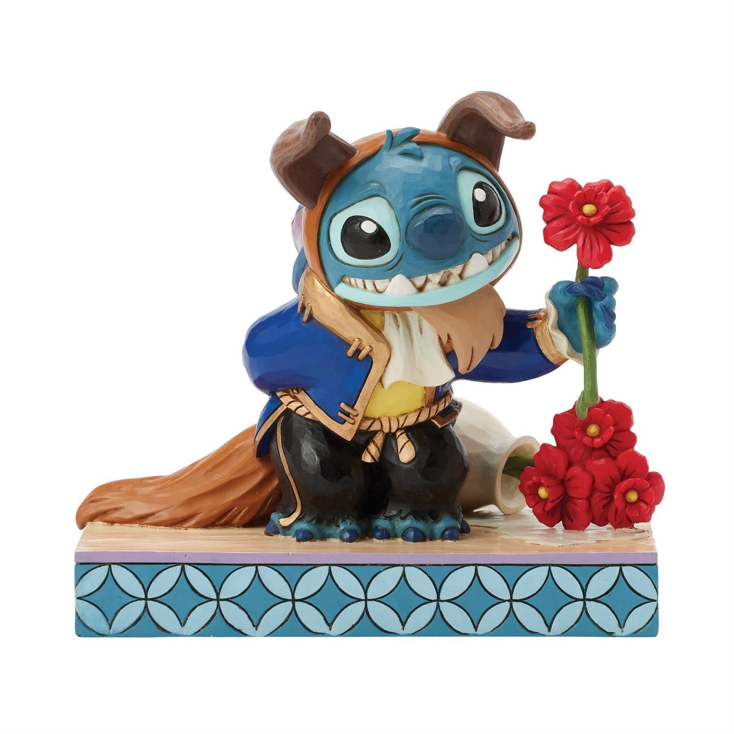 Disney Traditions Jim Shore スティッチ フィギュア Stitch Dressed as Beast – Jim Shore Disney Fairytale Collectible