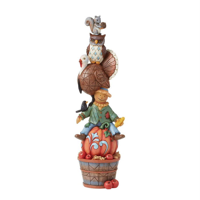 Festive Fall Friends - Harvest Critter Stack Figurine