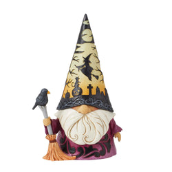 FBA - Spooktacular - Wizard with LED Scene Hat Figurine - Country N More Gifts
