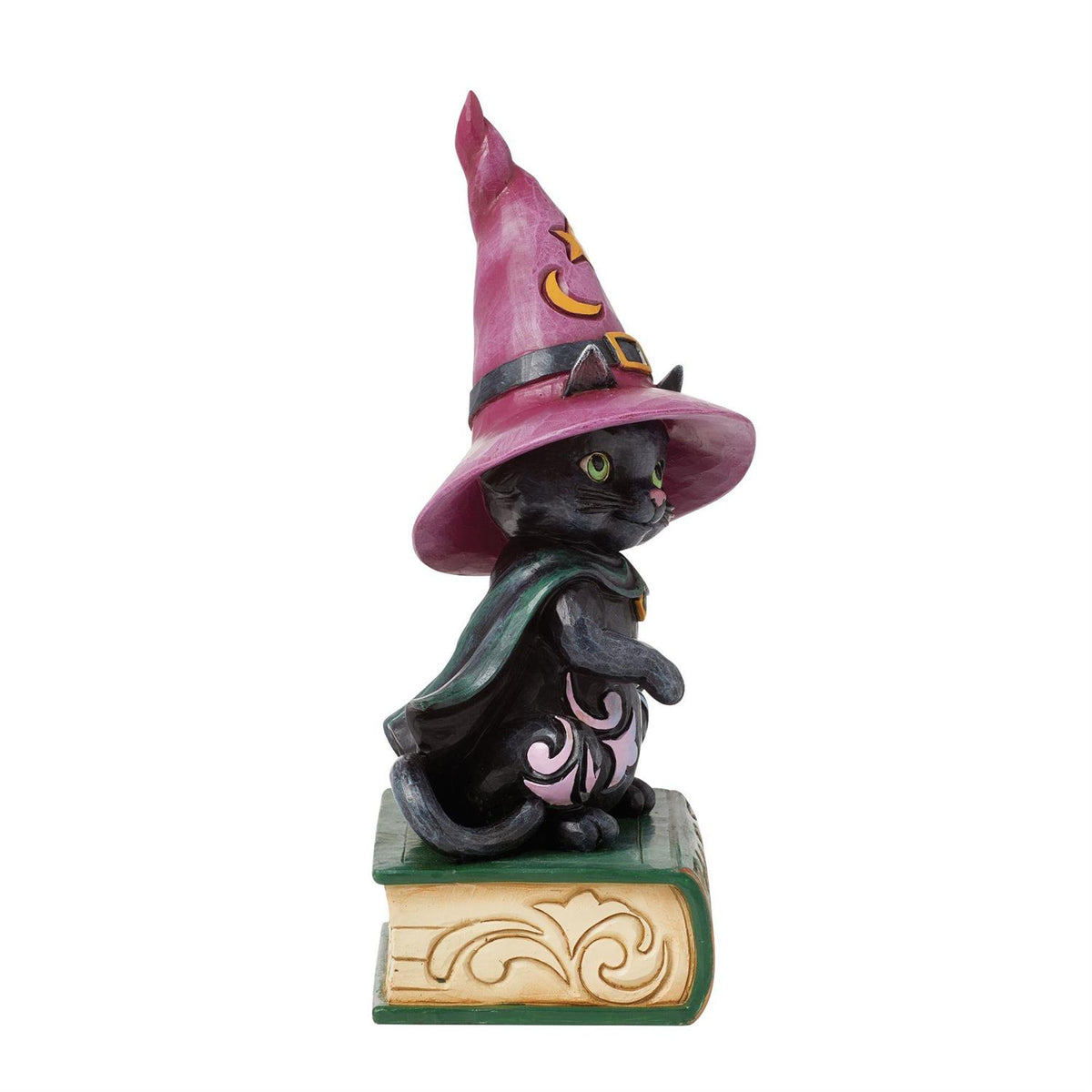 FBA - Too Cute to Spook - Black Cat Sitting on Book Pint - Country N More Gifts