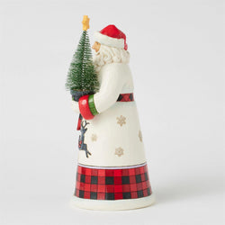 Santa Delivers - Highland Glen Santa with Sisal Tree - Country N More Gifts