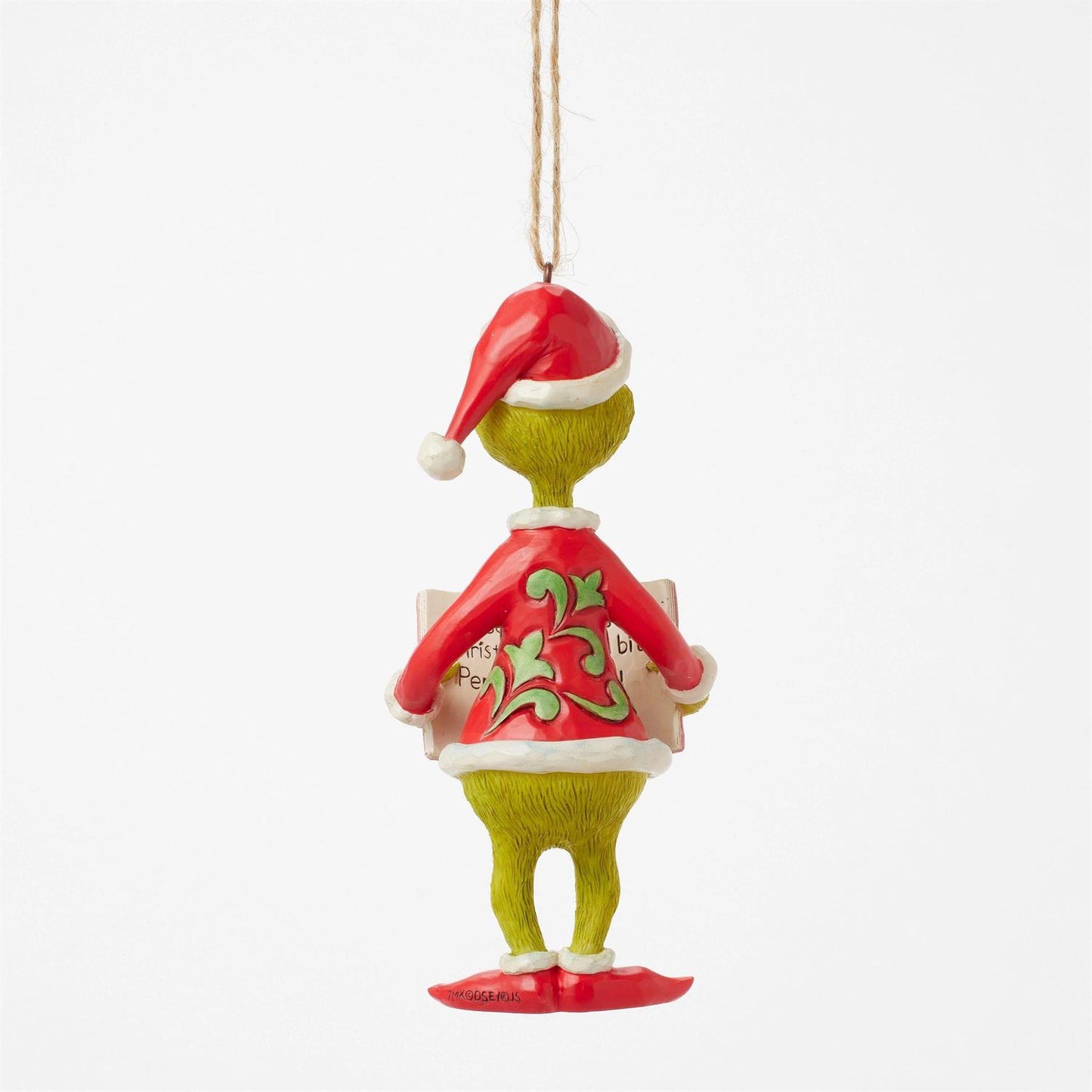 Grinch with Book Ornament - Country N More Gifts