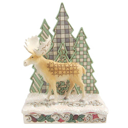 Frozen Forest - Woodland Moose with Layered Tree - Country N More Gifts