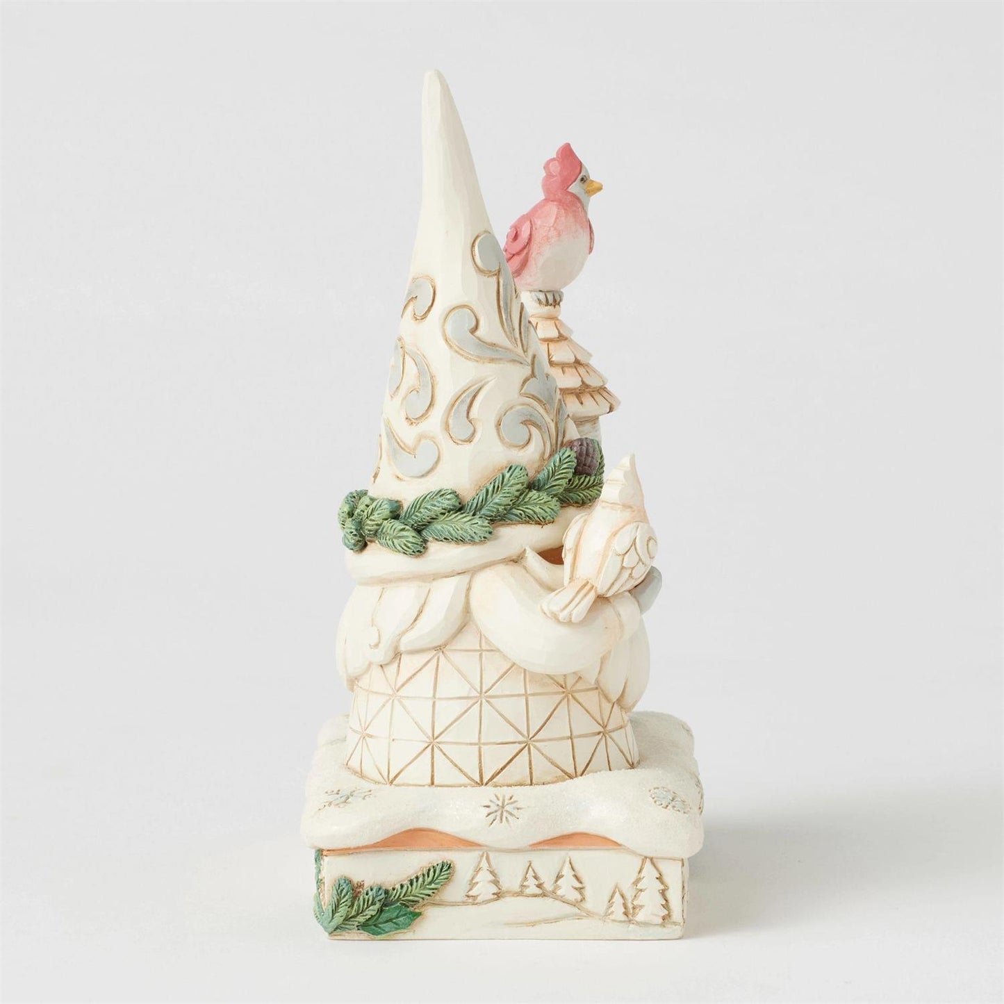 Holiday Guests - Woodland Gnome with Birdhouse Figurine - Country N More Gifts