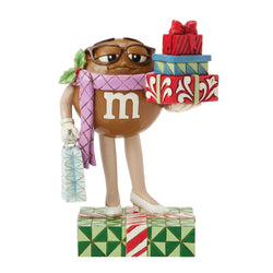 Festive Favorites - M&M'S Brown Character with Presents - Country N More Gifts