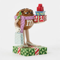 Festive Favorites - M&M'S Brown Character with Presents - Country N More Gifts