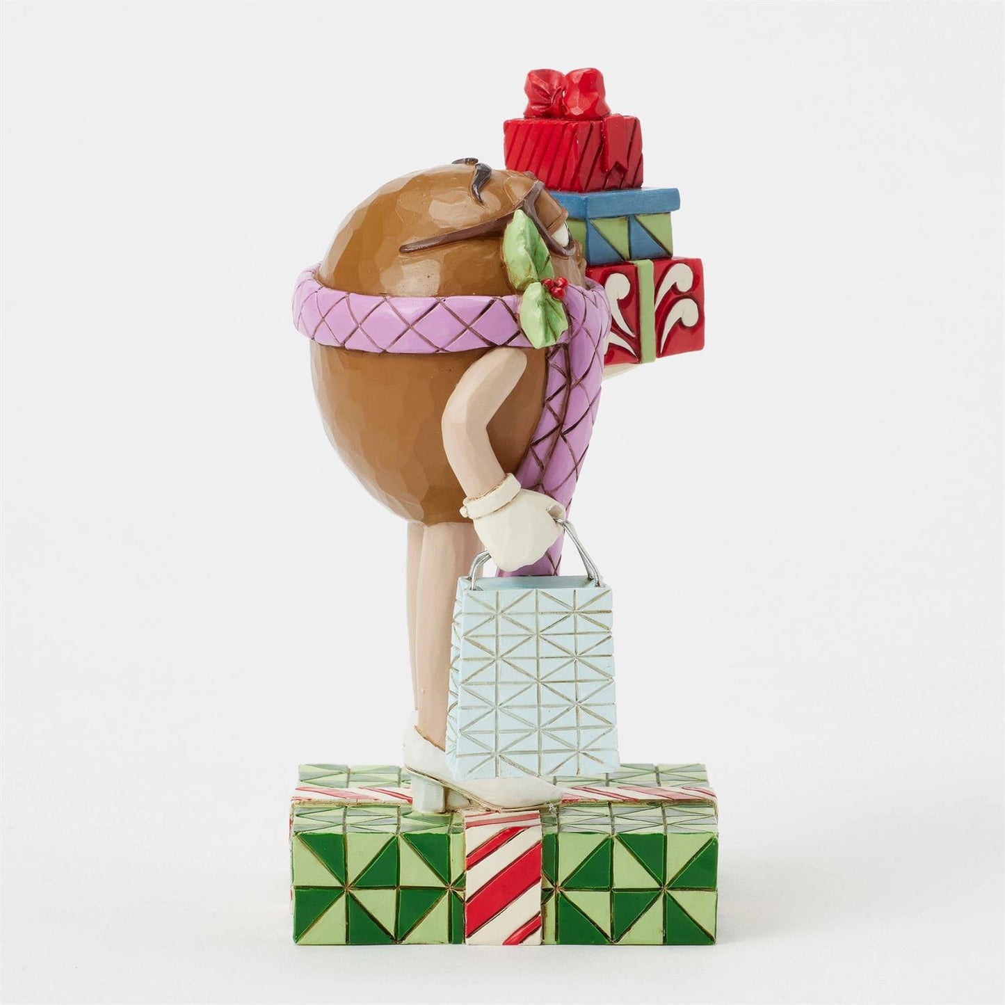 Festive Favorites - M&M'S Brown Character with Presents - Country N More Gifts
