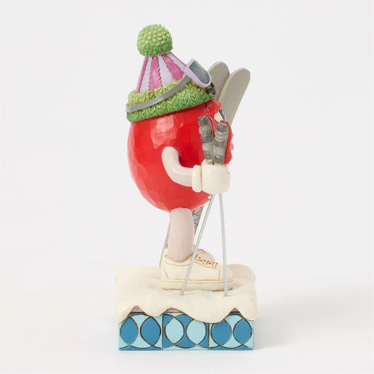 Skiing into the Holidays - M&M'S Red Character with Skis - Country N More Gifts