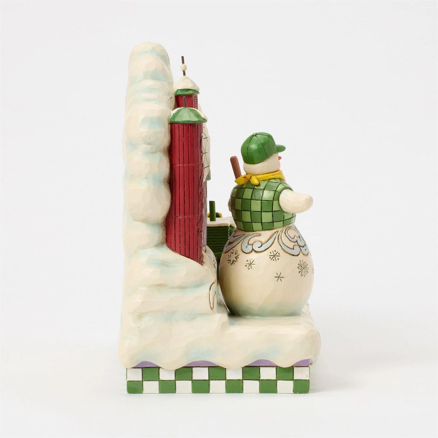 A Deere Scene - Snowman Layered Scene - Country N More Gifts