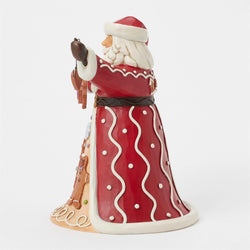 Sugar Cookie Charms - Gingerbread Santa Garland Figurine - Country N More Gifts