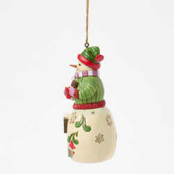 Snowman with Hershey Sign Ornament - Country N More Gifts